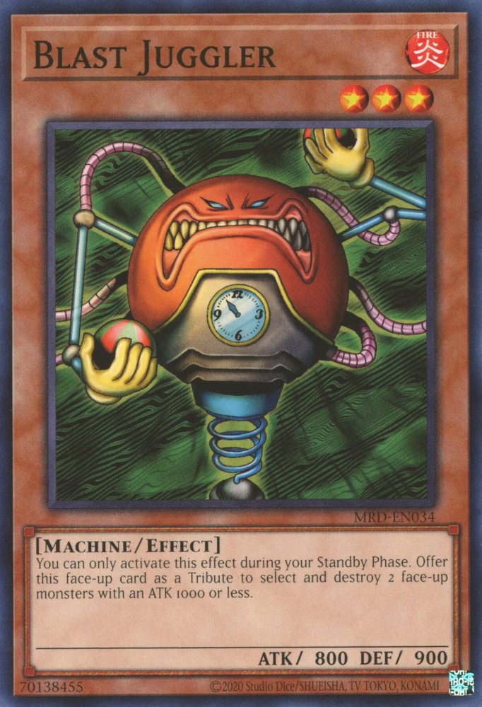 Blast Juggler no Yu-Gi-Oh! TCG/OCG.