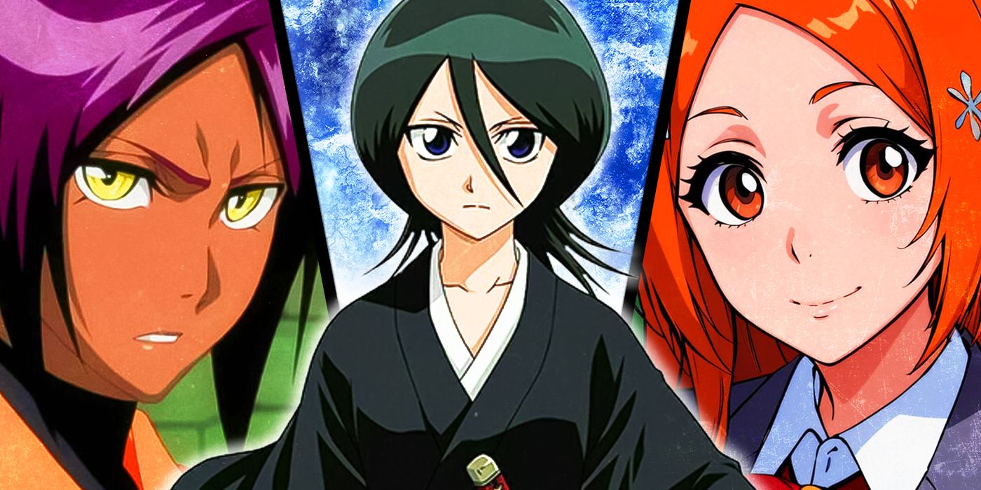 Yoruichi, Rukia and Orihime from Bleach