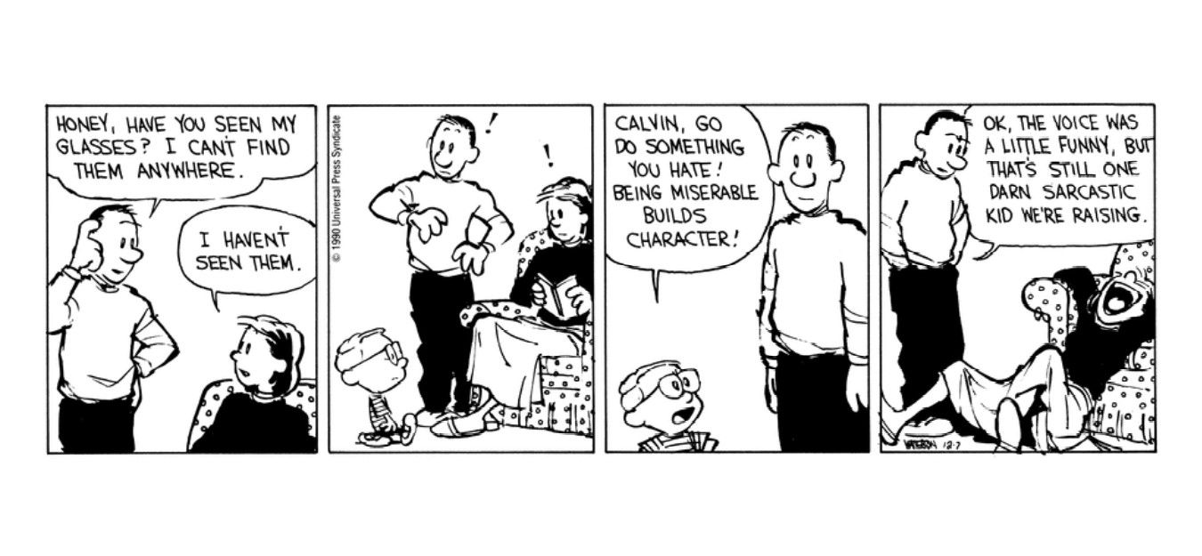 Best Calvin & Hobbes Comics Featuring Calvin's Parents