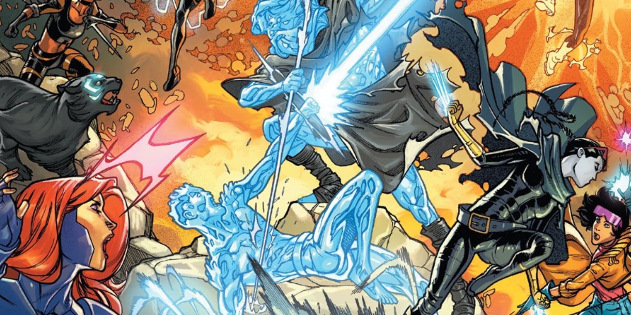 Iceman contra os futuros X-Men em Winter's End