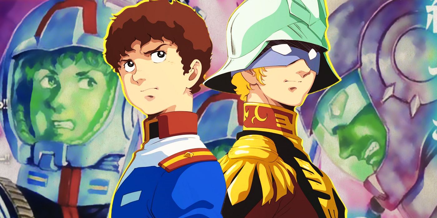 Amuro Ray and Char Aznable from Mobile Suit Gundam with new creator artwork