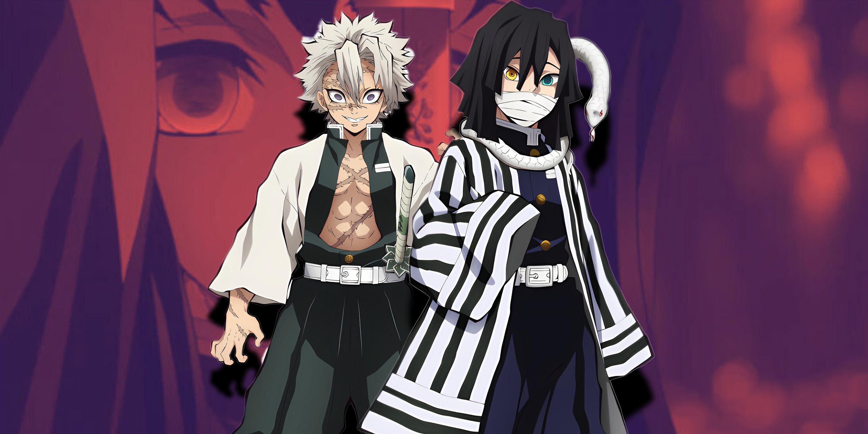 Custom Image of Shinazugawa, Iguro, and Muishio from Demon Slayer