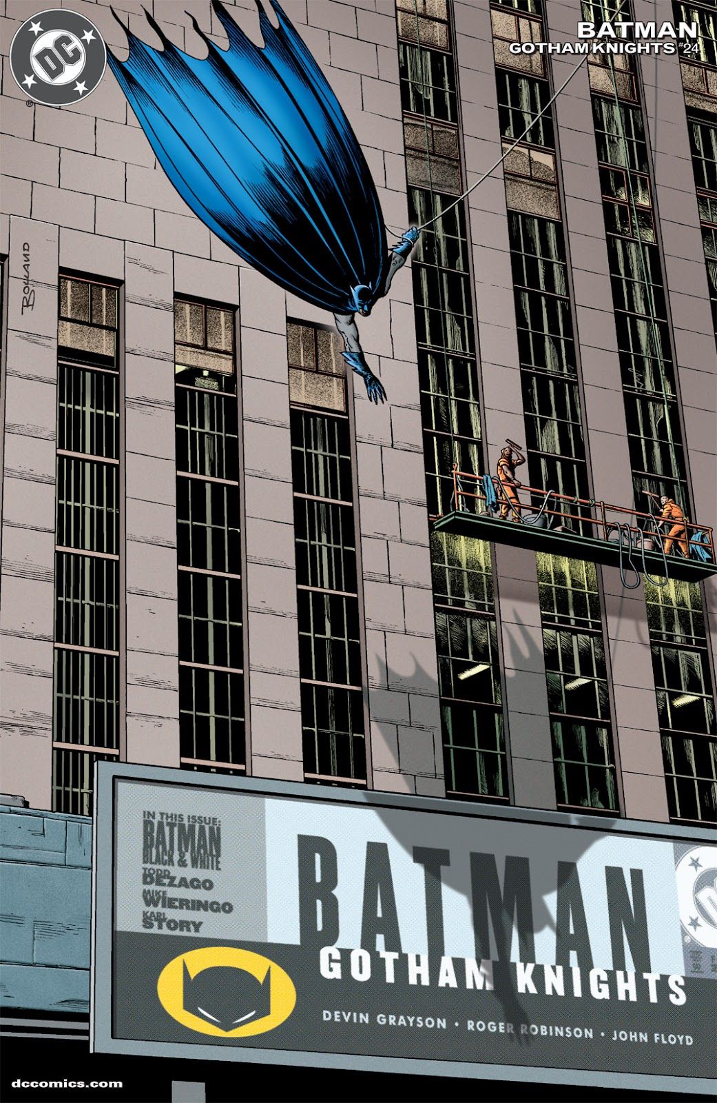 A capa de Batman: Gotham Knight #24