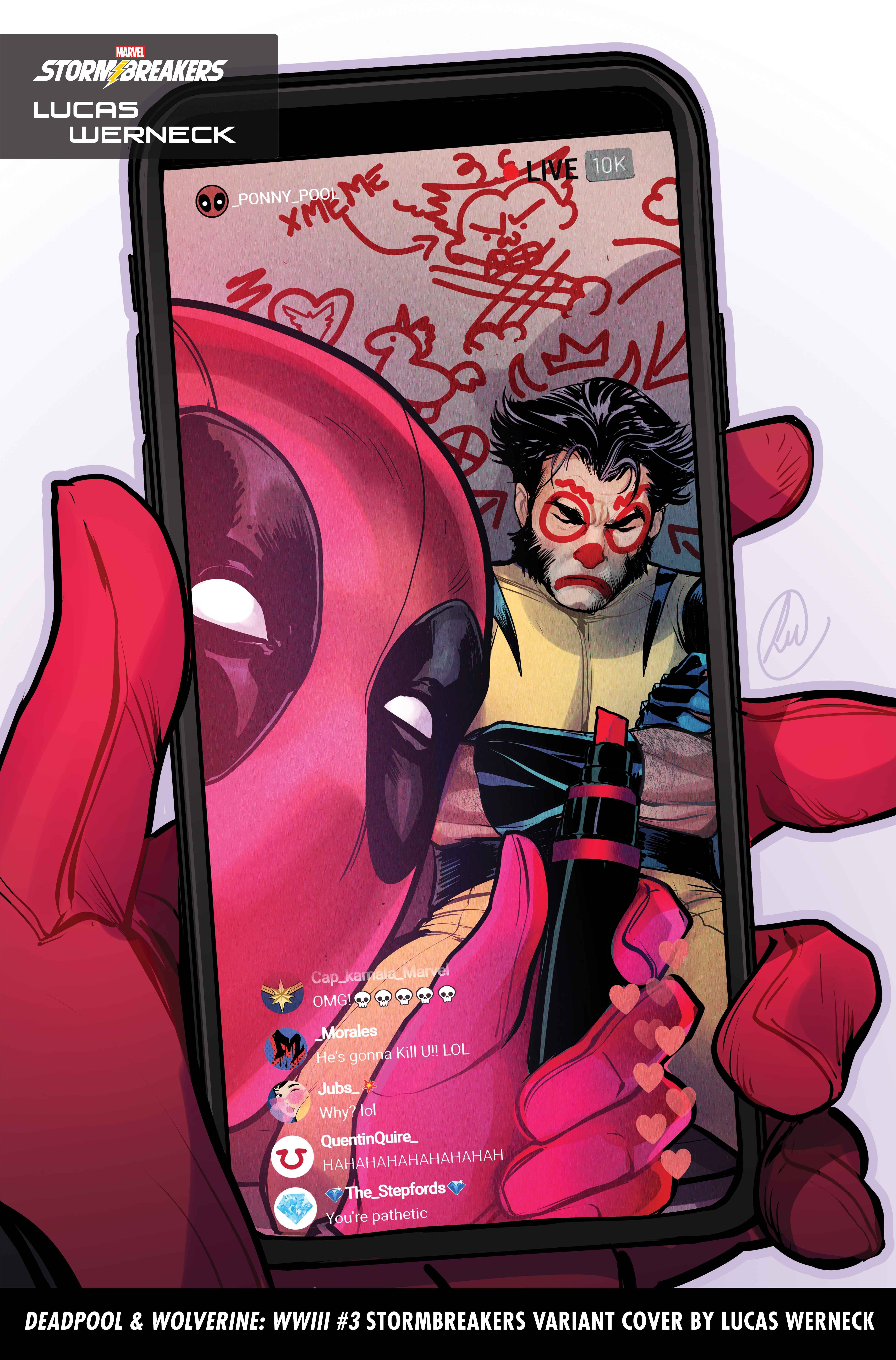 DEADPOOL & WOLVERINE WWIII #3 Stormbreakers Variant Cover by Lucas Werneck