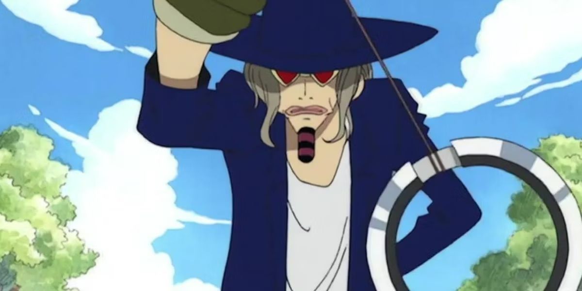 Jango the Black Cat Pirate uses hypnotism in One Piece.