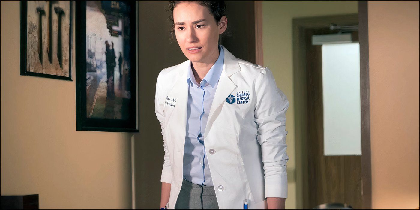 Dr. Reese looking angry and upset