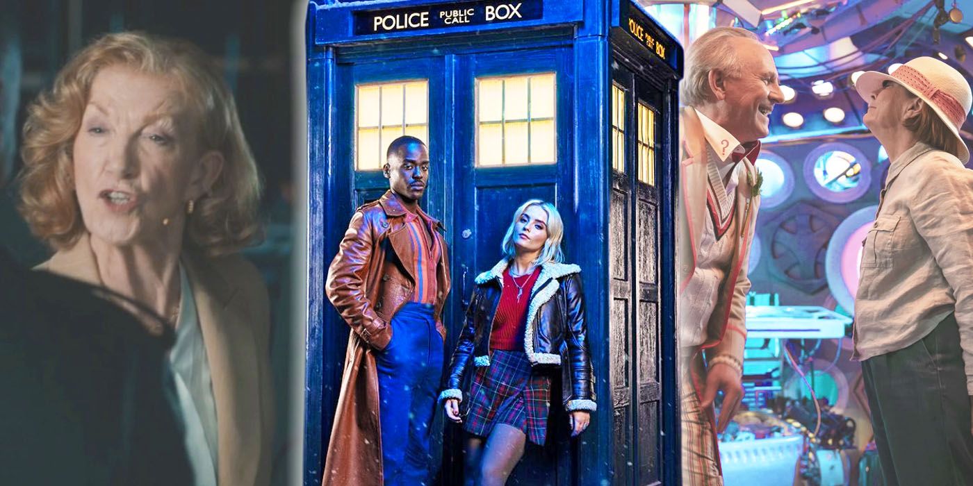 Ncuti Gatwa and Millie Gibson as the Doctor and Ruby Sunday in Doctor Who with Susan Triad and Tales of Tardis