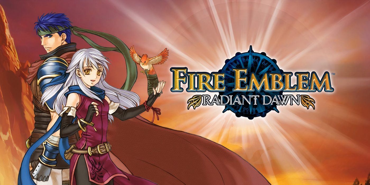 Imagem promocional do Fire Emblem Radiant Dawn com Ike e Micaiah