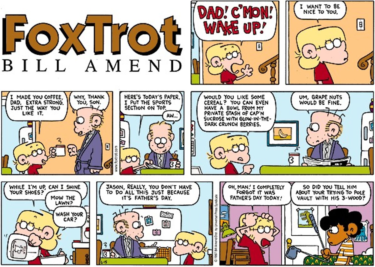 10 Funniest FoxTrot Comics, Ranked