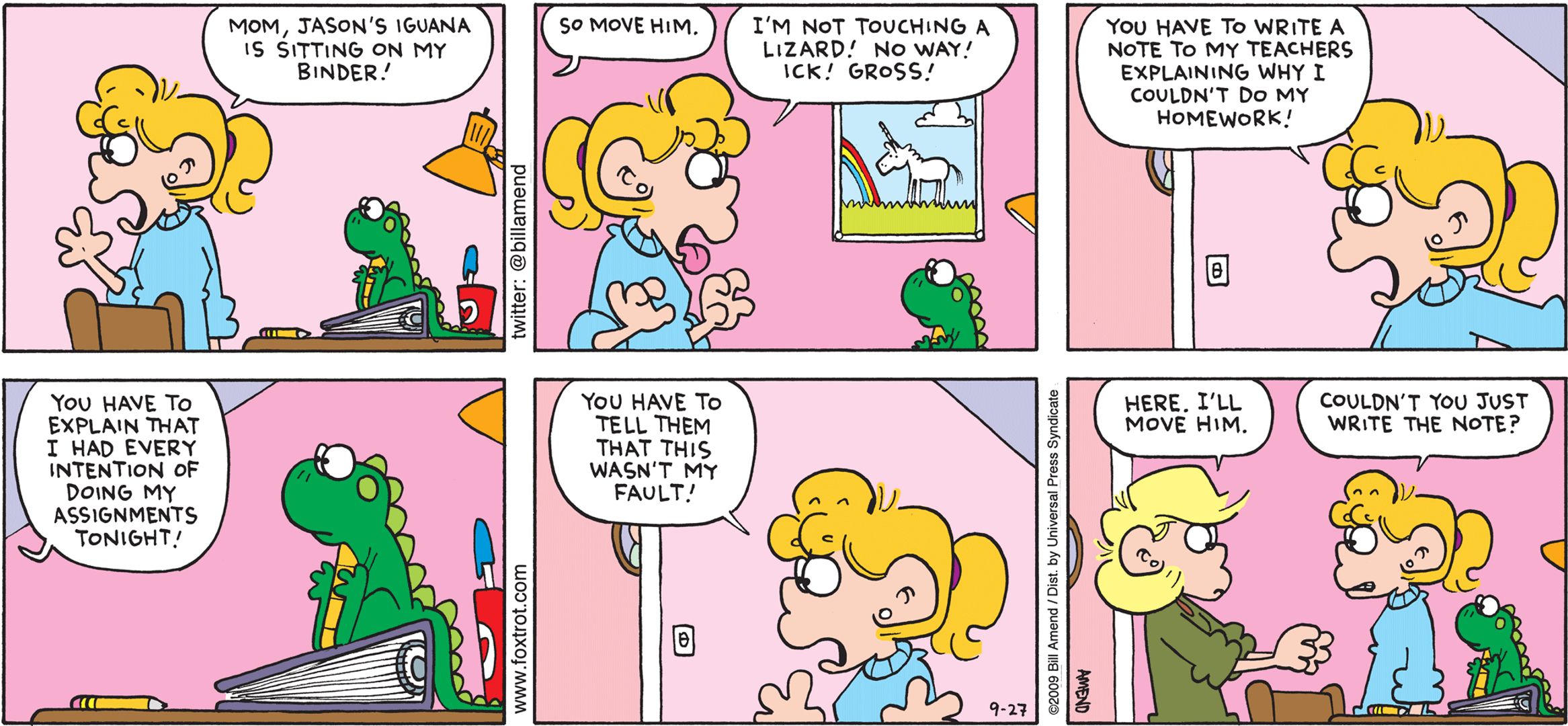 10 Funniest FoxTrot Comics, Ranked