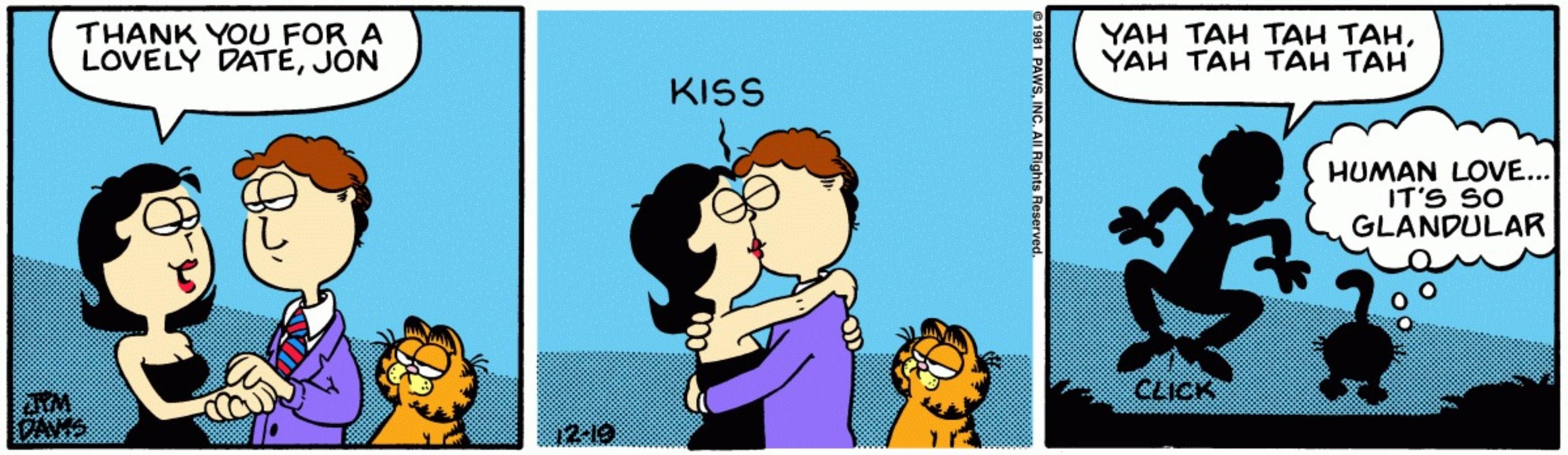 Jon and Liz kiss