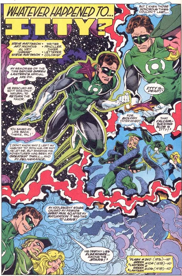 Whatever Happened to Green Lantern's Little Alien Sidekick, Itty?