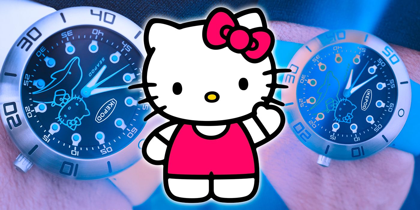 Hello Kitty 50th anniversary watch collaboration with IKEPOD