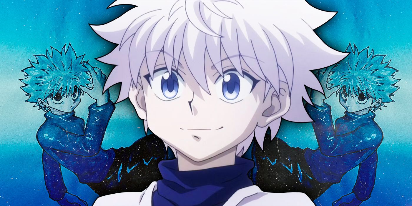 Killua Zoldyck from the anime Hunter x Hunter with new artwork by Yoshihiro Togashi