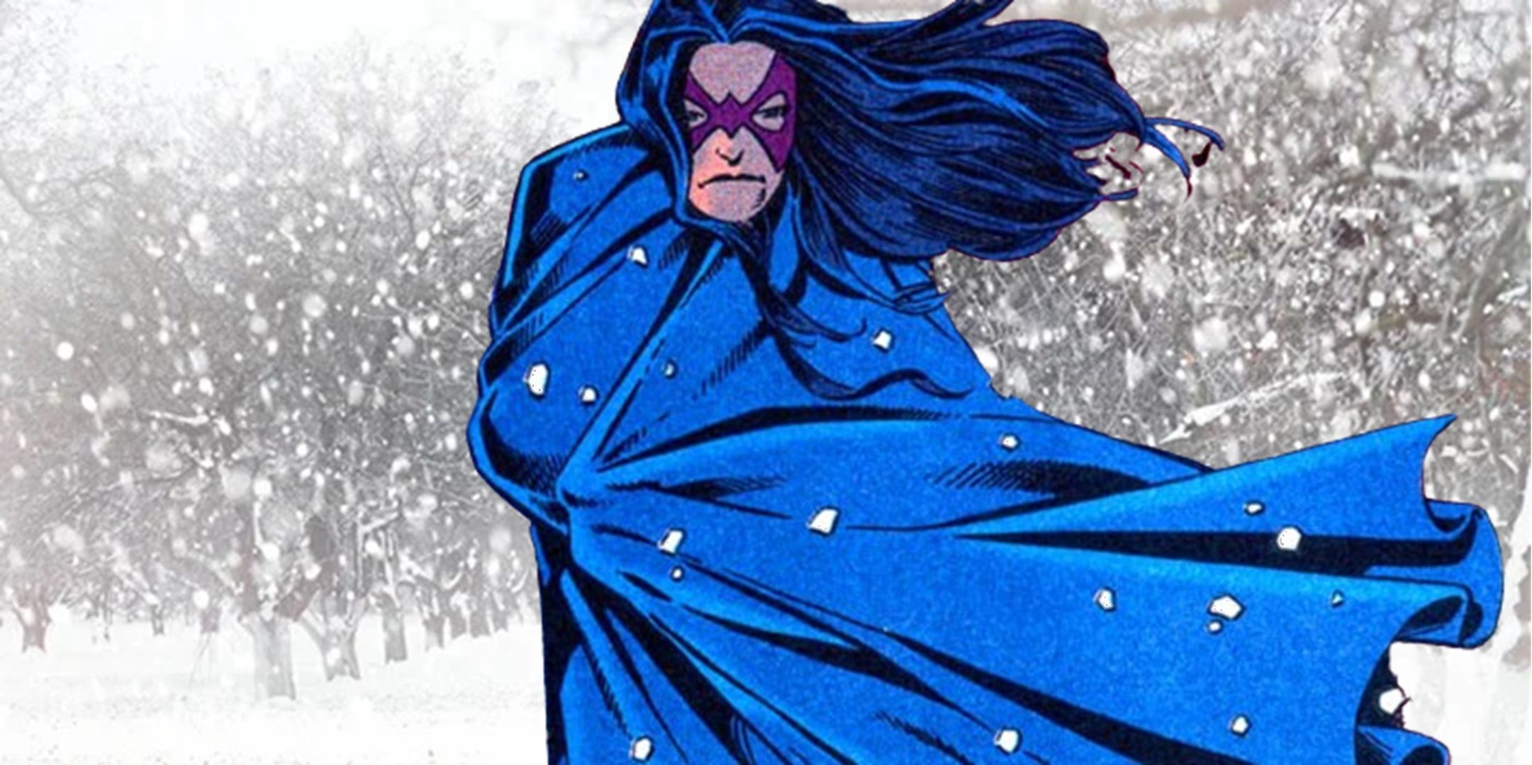 Huntress in the snow