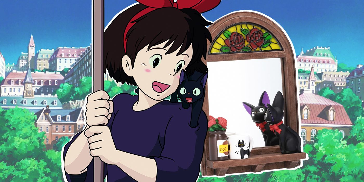 Антикварное витражное зеркало Kiki от студии Ghibli получило идеальное переиздание