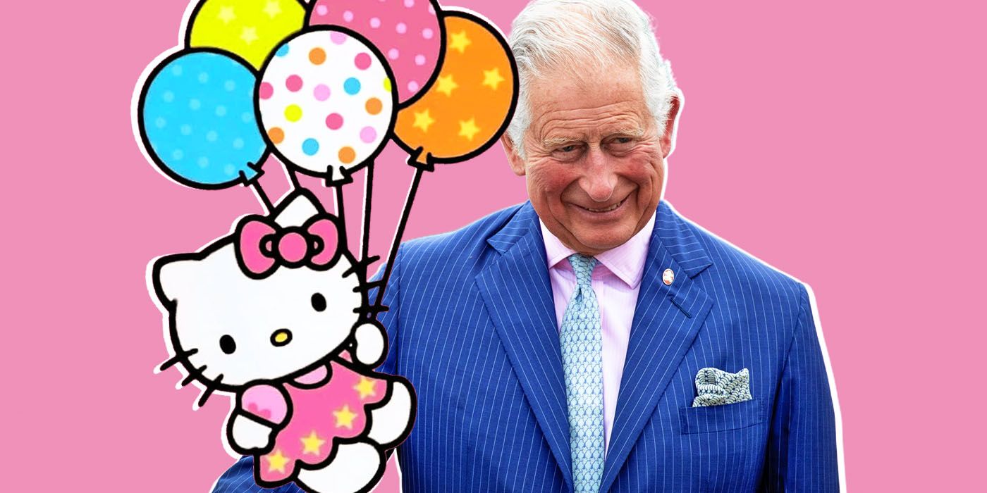 Король Чарльз поздравил Hello Kitty Санрио с днем ​​рождения в прямом эфире