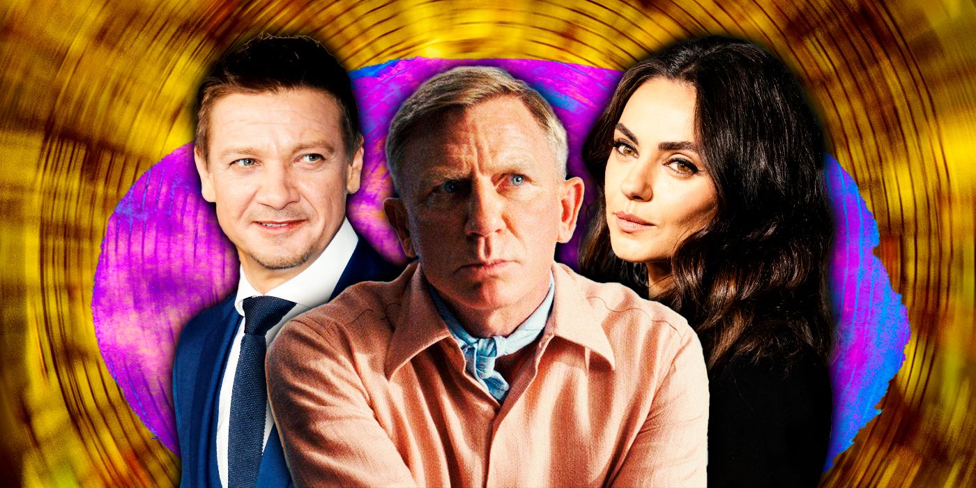 Knives Out' Daniel Craig, Mila Kunis, and Jeremy Renner