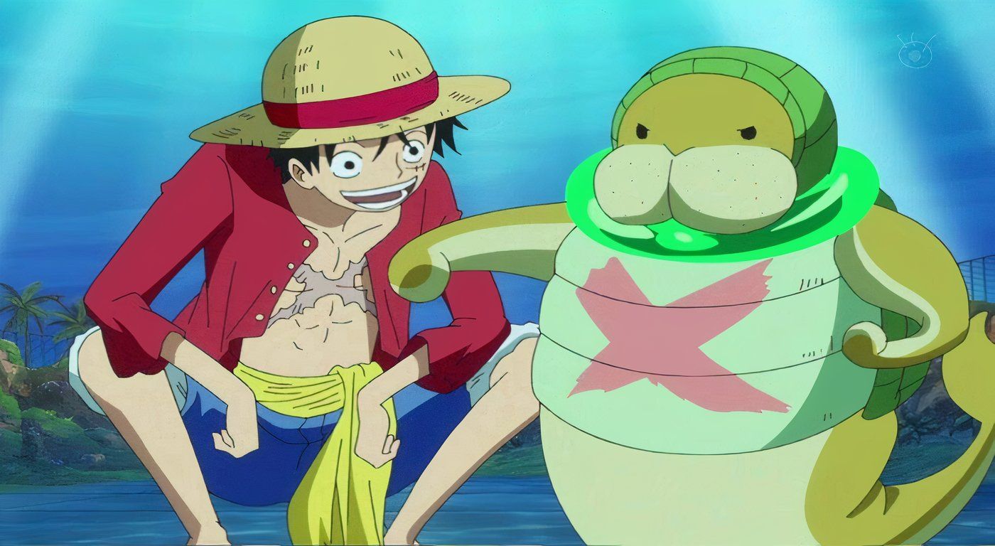 Kung-Fu Dudong Shows Off His Skills to Luffy from One Piece