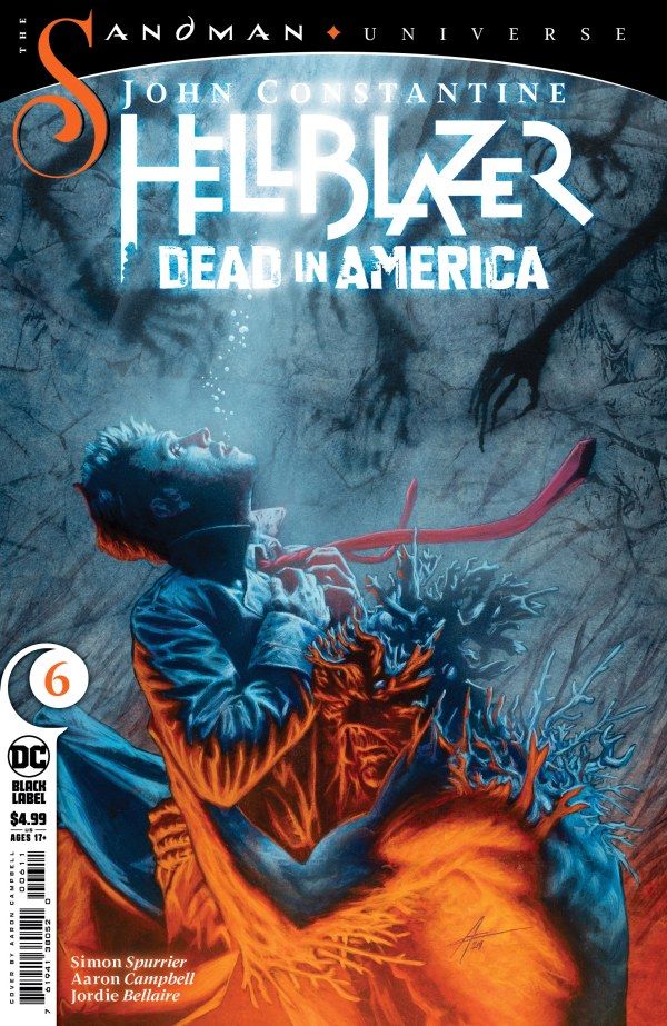 John Constantine, Hellblazer: Dead in America #6 Cover.