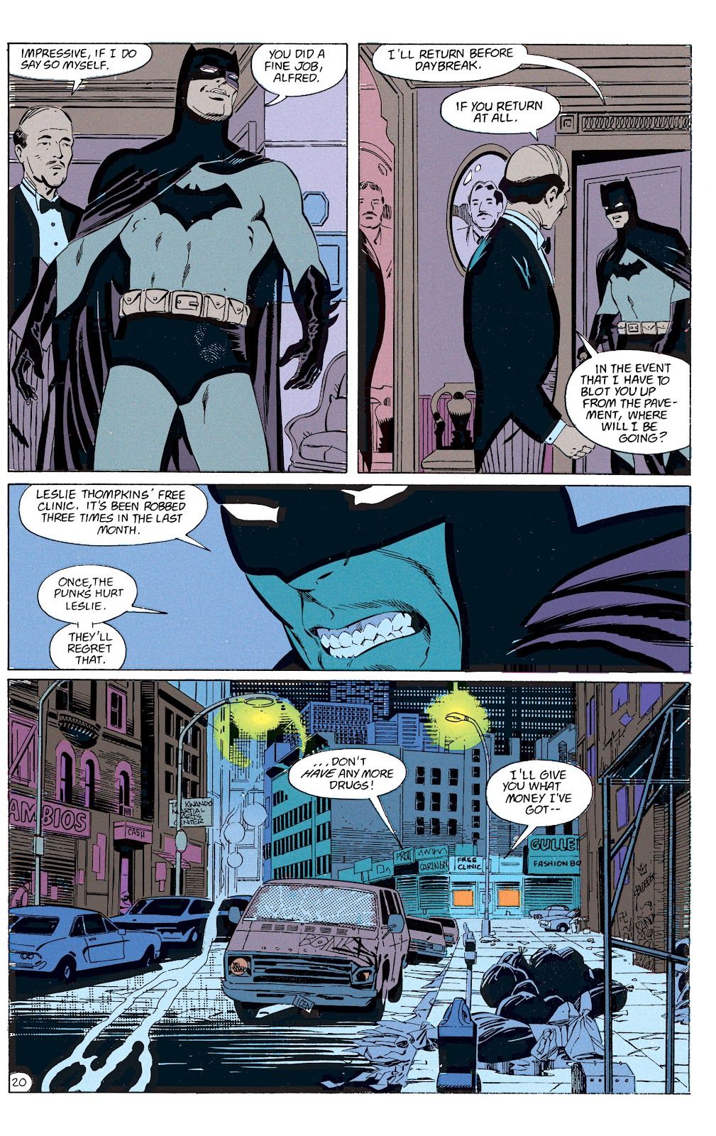 Первая реакция Альфреда на Брюса Уэйна, переодевшегося в Бэтмена, была неожиданной