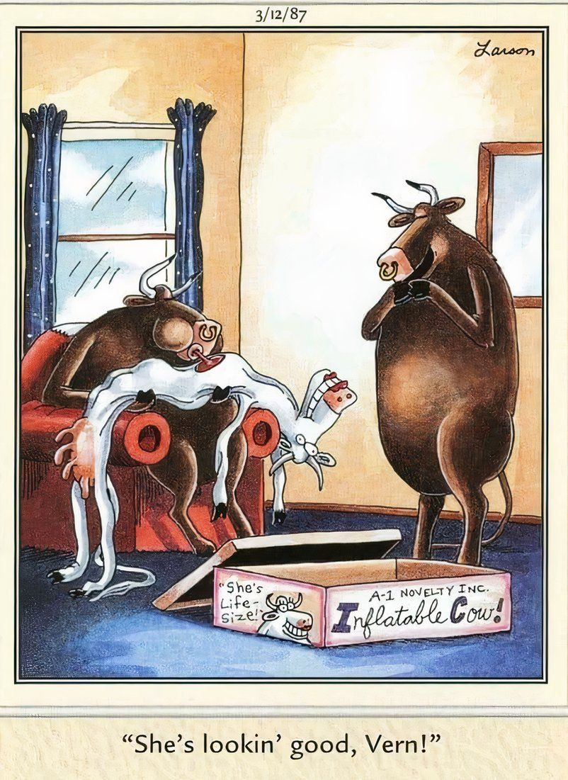 10 Best The Far Side Comics Featuring Farm Animals