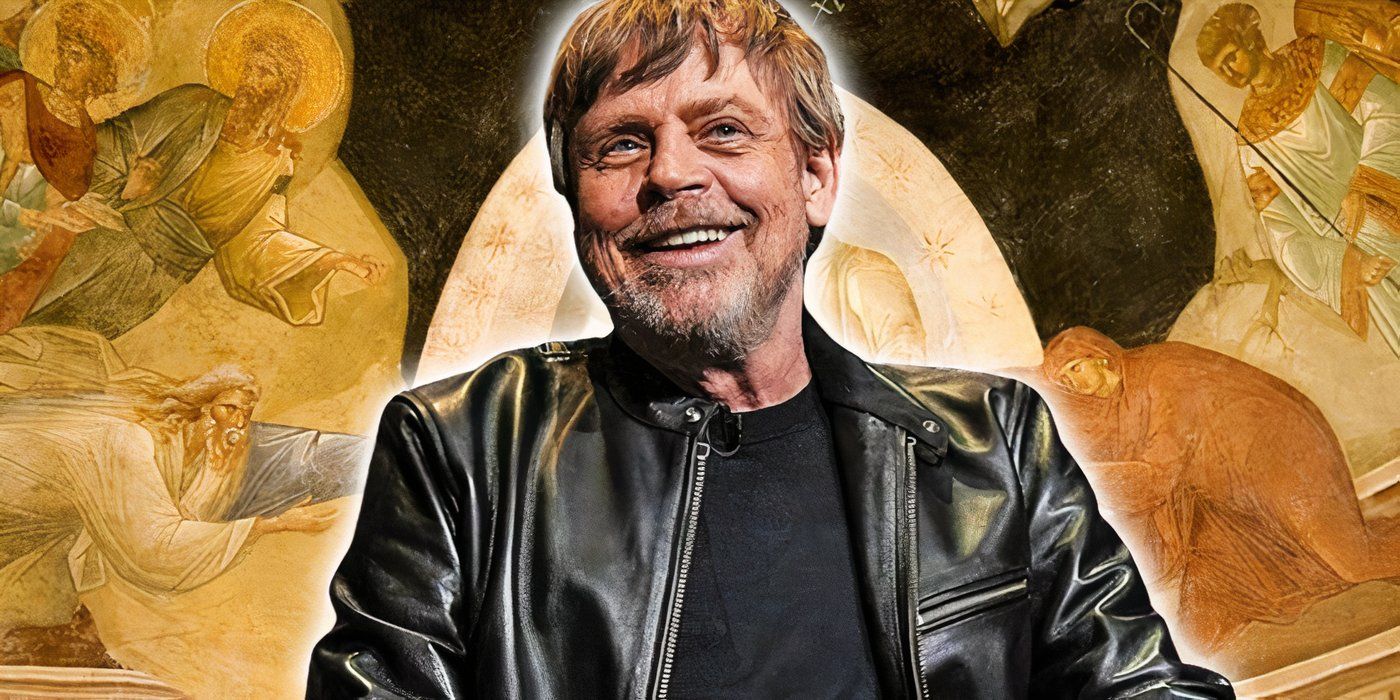 Mark hamill with Jesus Christ imagery
