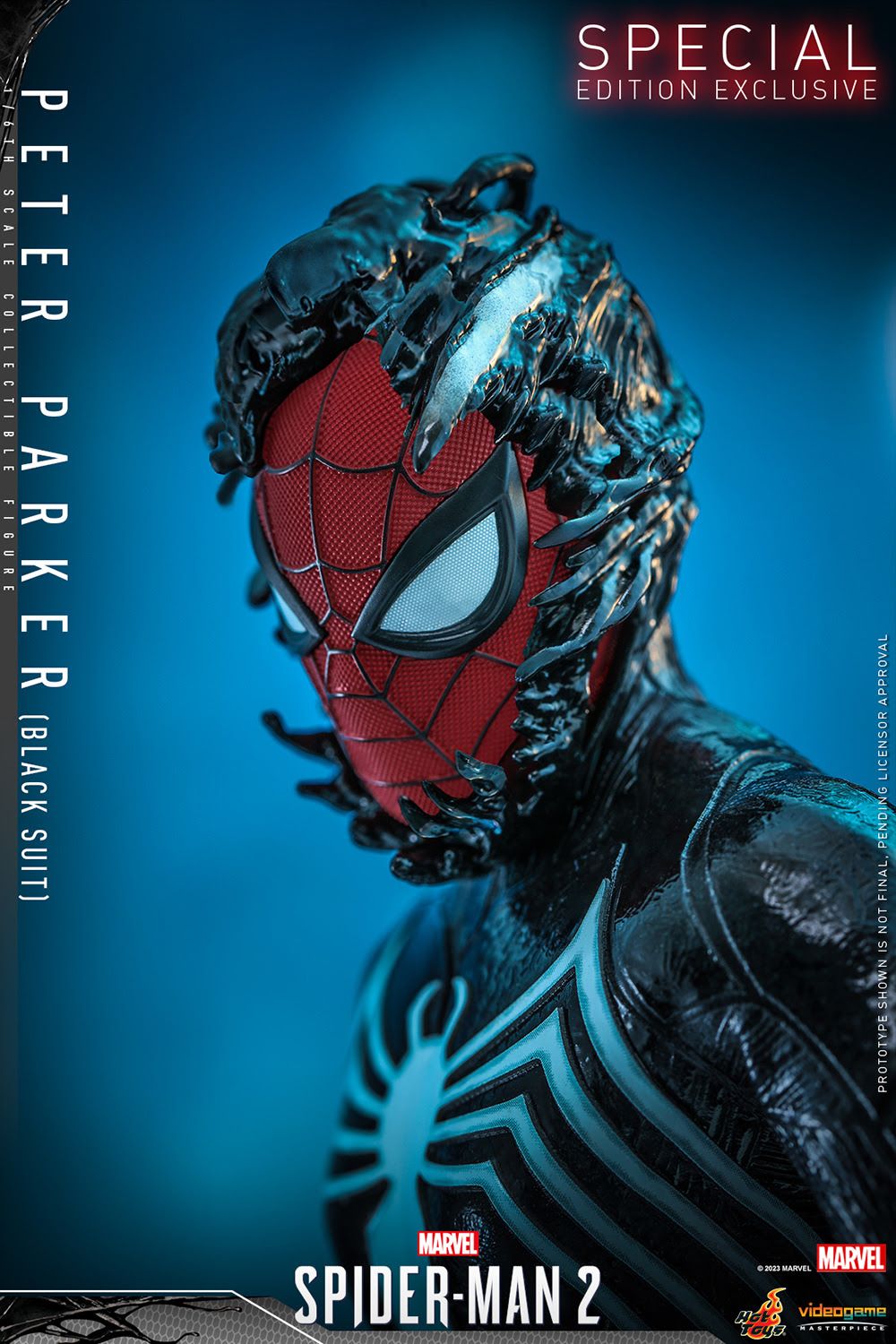 Новая фигурка Marvels Spider-Man 2 возвращает черный костюм Питера Паркера