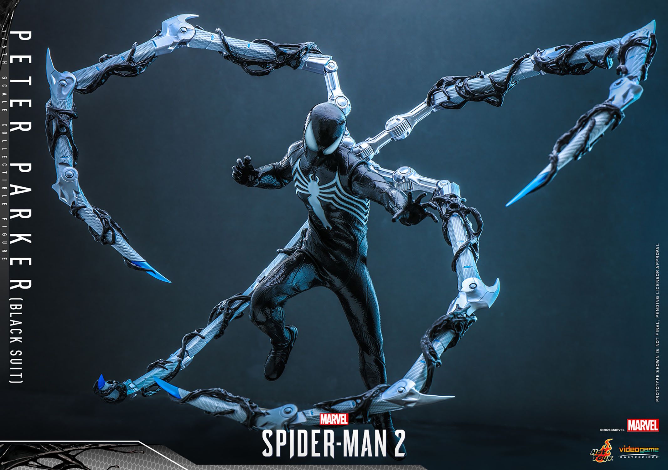 New Marvels Spider-Man 2 Figure Brings Back Peter Parker's Black Suit