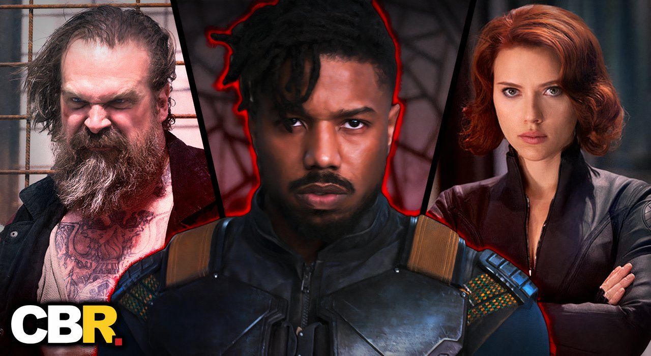 Red Guardian, Killmonger and Black Widow lined up.