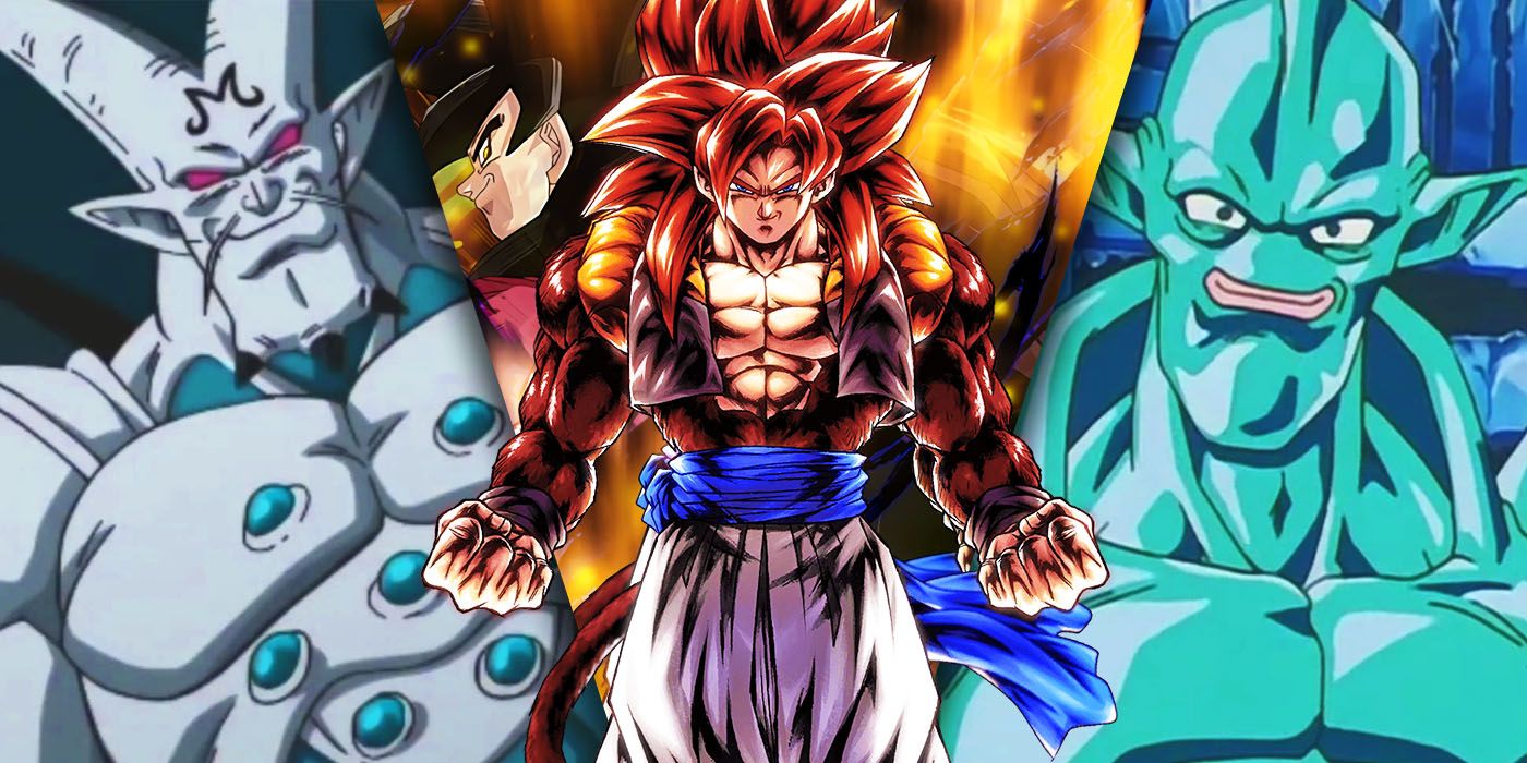 Omega Shenron, SSJ 4 Gogeta, and Eis Shenron