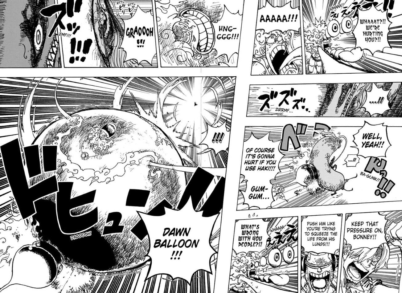 Обзор One Piece Глава 1119: Бонни получает свое собственное снаряжение 5