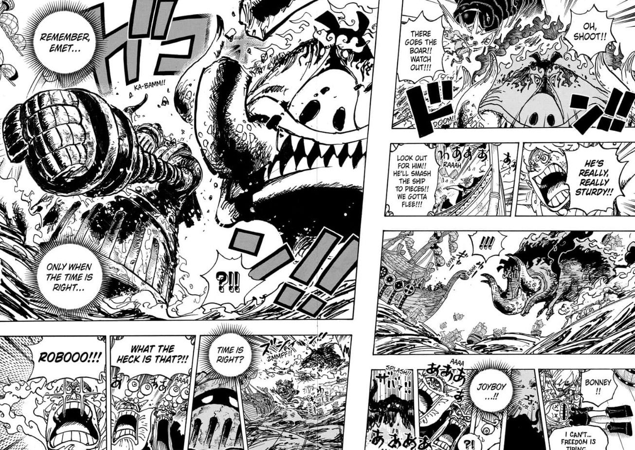 Обзор One Piece Глава 1119: Бонни получает свое собственное снаряжение 5