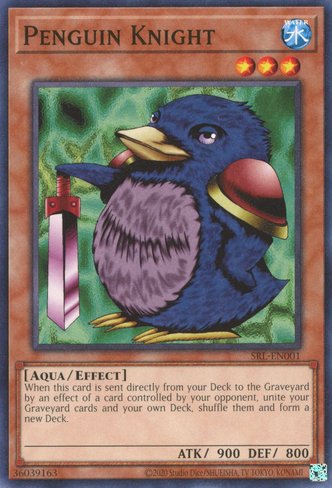 Cavaleiro Pinguim no Yu-Gi-Oh! TCG/OCG.