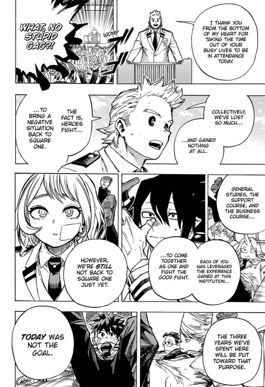 My Hero Academia Chapter 425 Returns to the Mangas Wholesome High School Roots