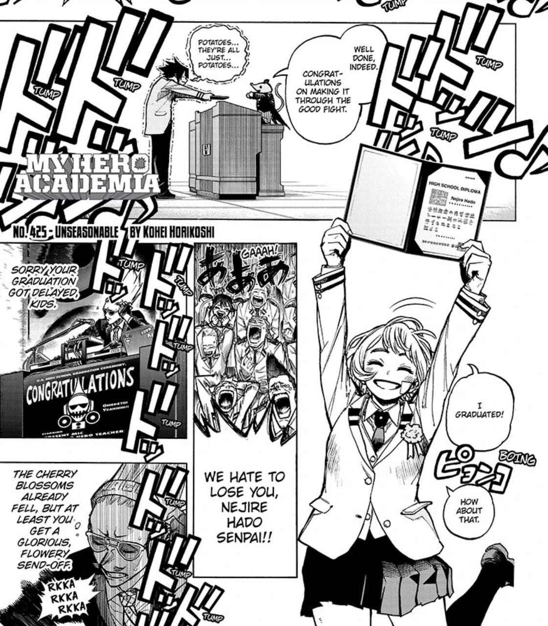 My Hero Academia Chapter 425 Returns to the Mangas Wholesome High School Roots