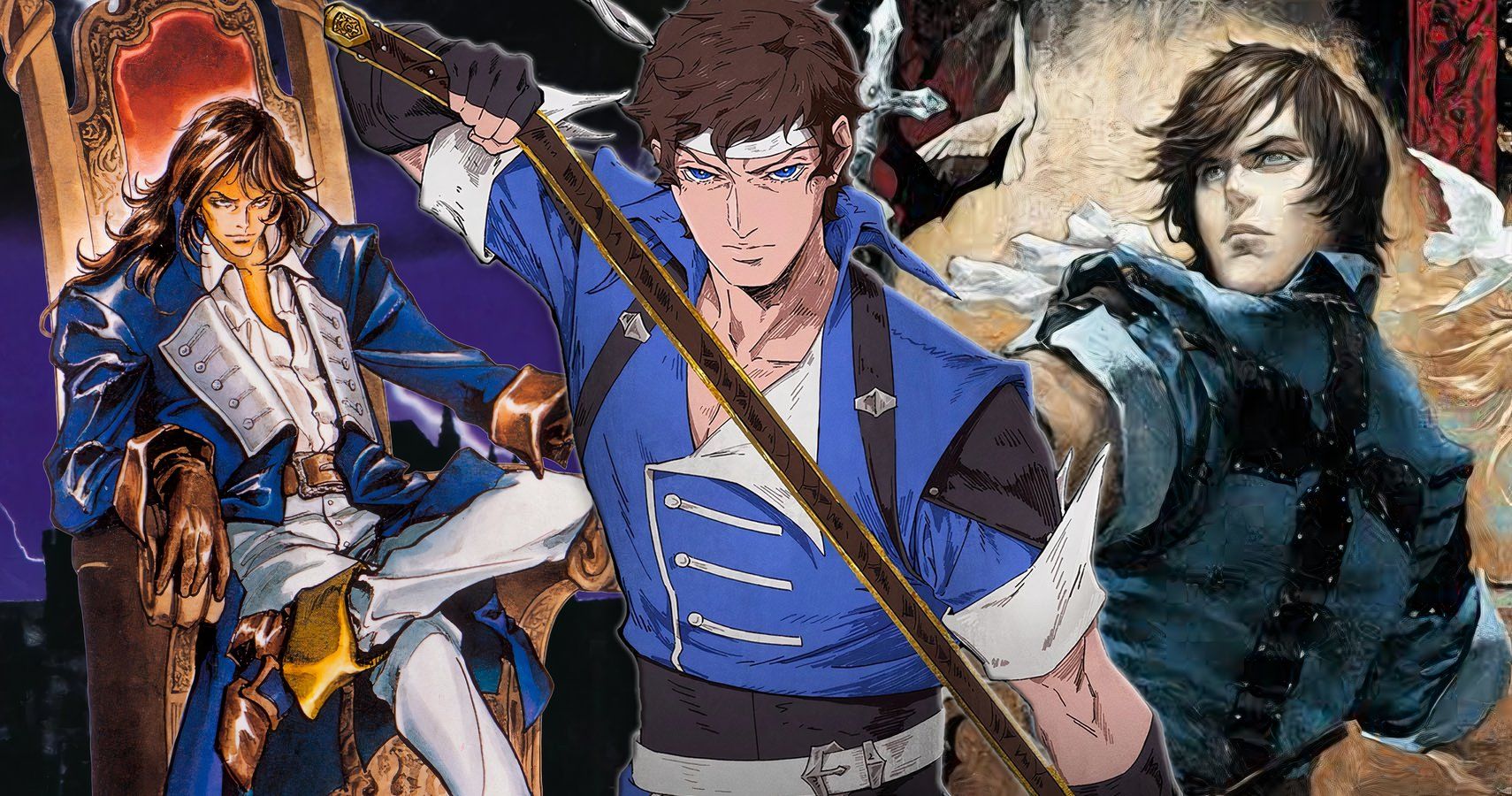 Richter Belmont in Symphony of the Night, Nocturne, and Dracula X Chronicles