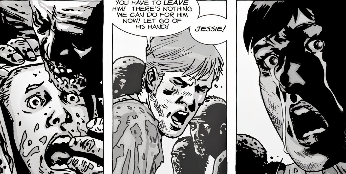 Ron Jessie Rick Walking DEad Comic