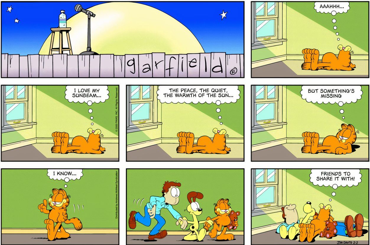 The Cutest Garfield Comic Strips, Ranked