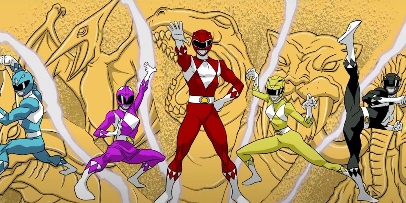 Mighty Morphin Power Rangers video game trailer.