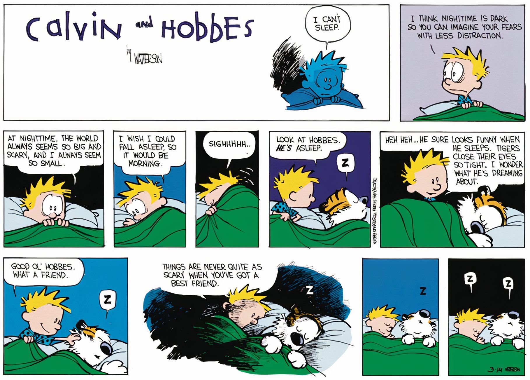 10 Calvin and Hobbes Strips Without a Punchline