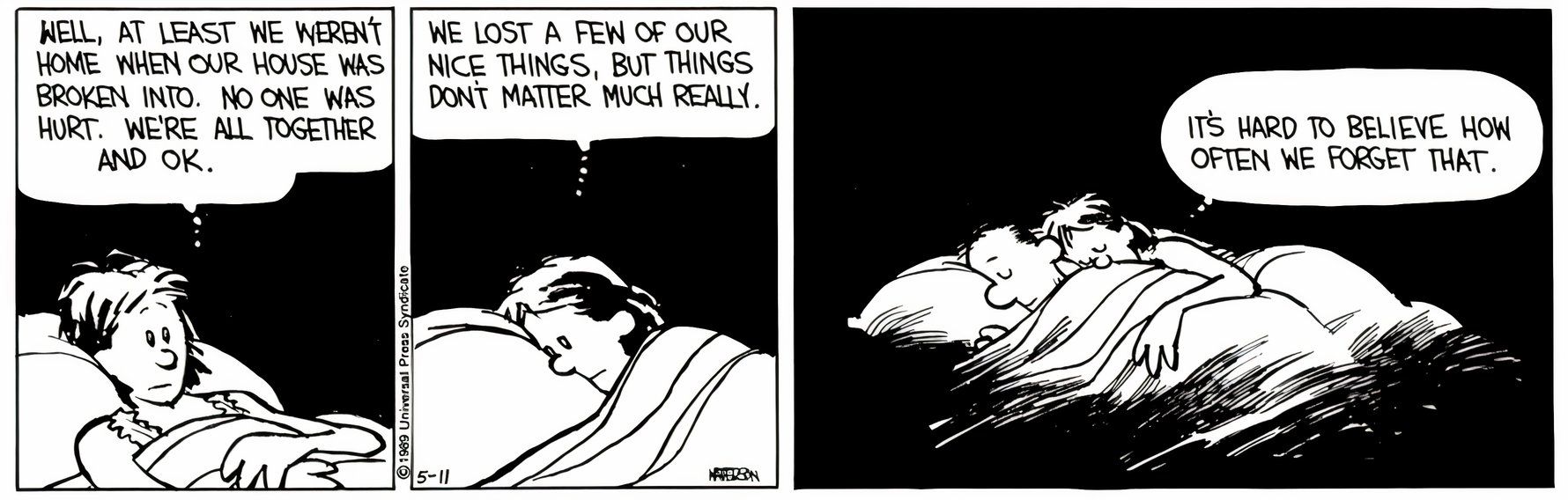 10 Calvin and Hobbes Strips Without a Punchline