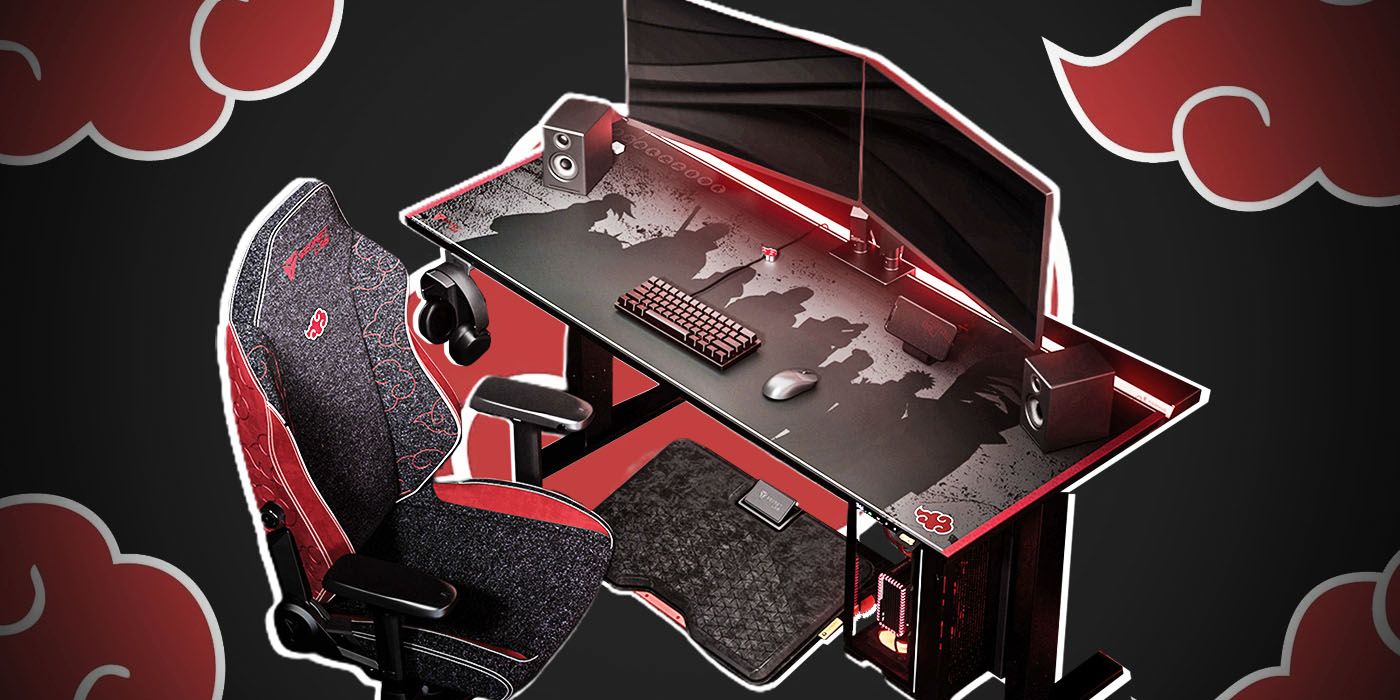 Naruto's Akatsuki Gets New Secretlab Desk & Gaming Accessory Release