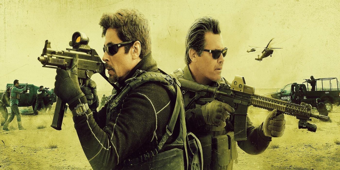 A promotional image for Sicario: Day of the Soldado.