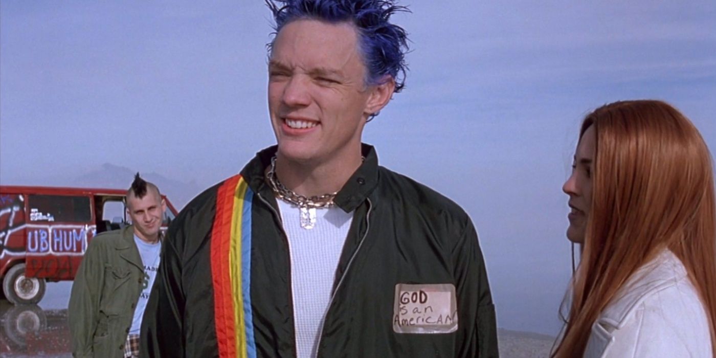 ¡Matthew Lillard con cabello azul en SLC Punk!