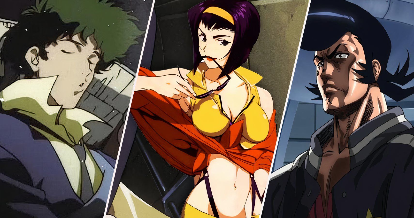 Spke and Faye from Cowboy Bebop, and Space Dandy