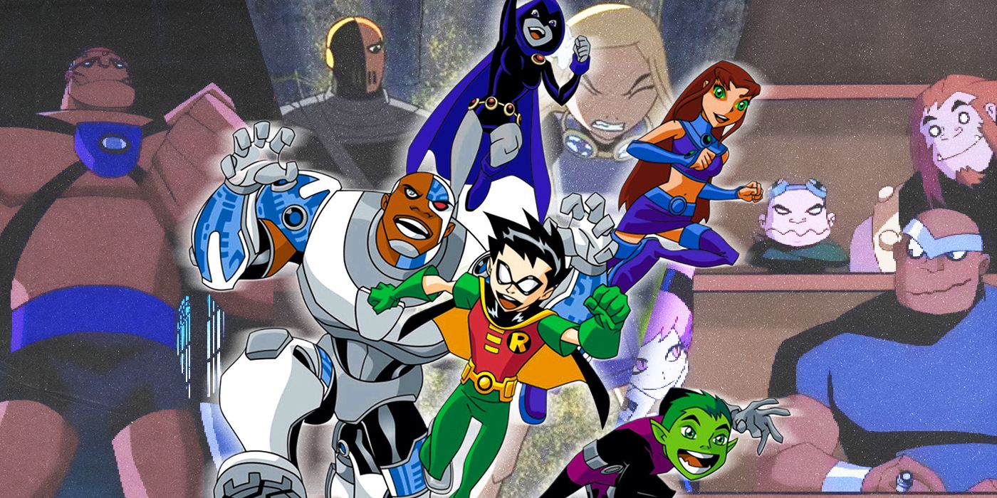 Split Images of Teen Titans