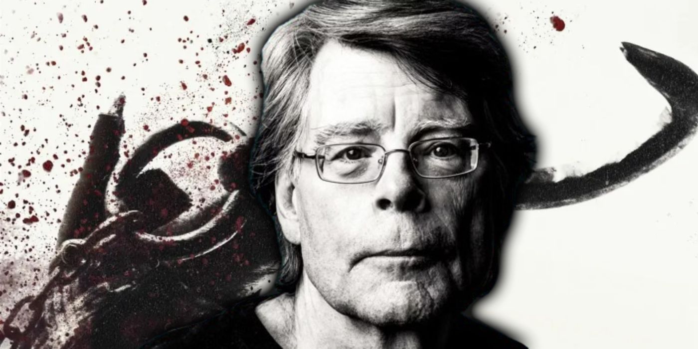 Stephen king with in a violent nature artwork