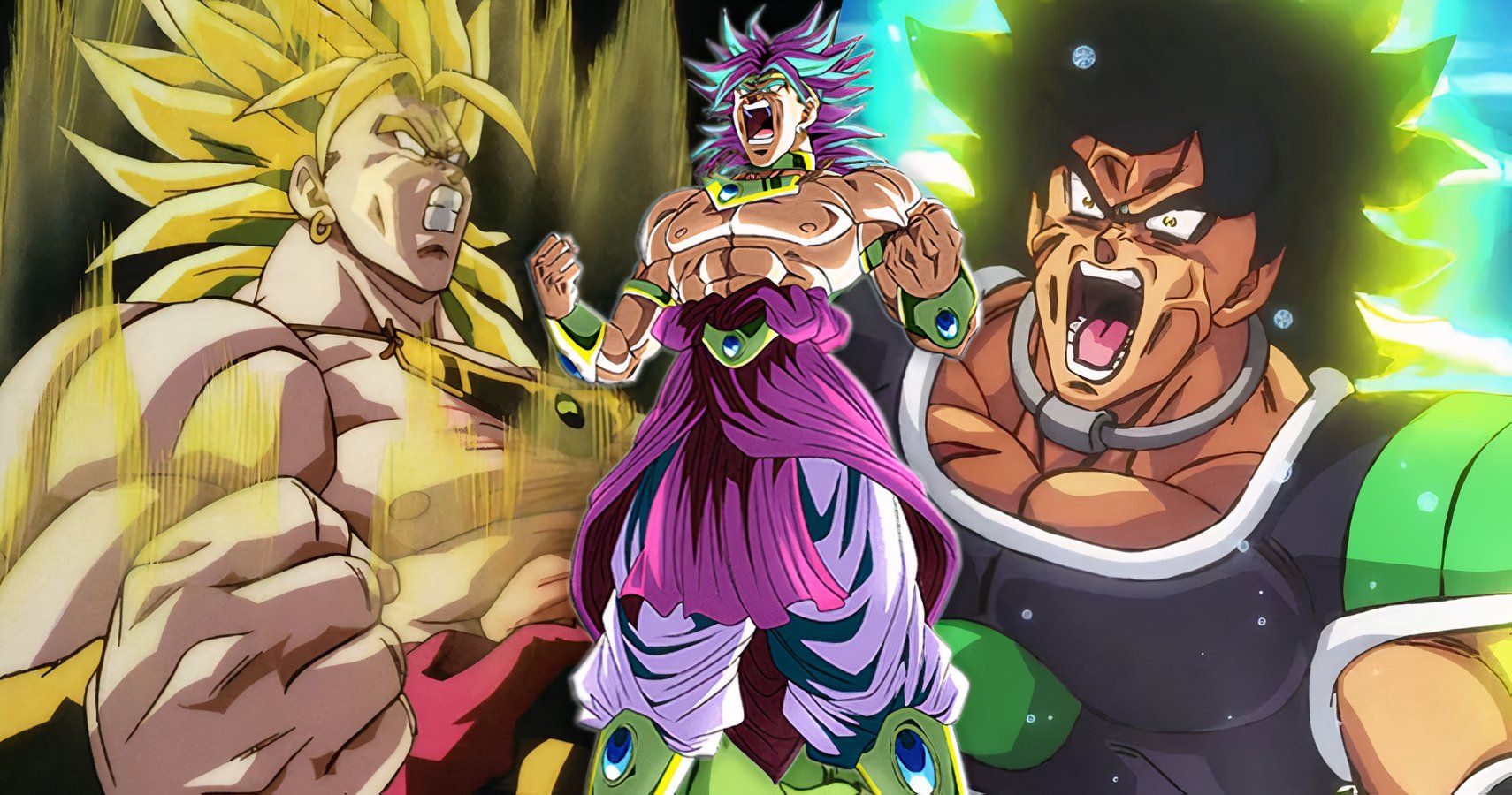 Super Saiyan Broly, Supercharged Broly and Full Power Broly