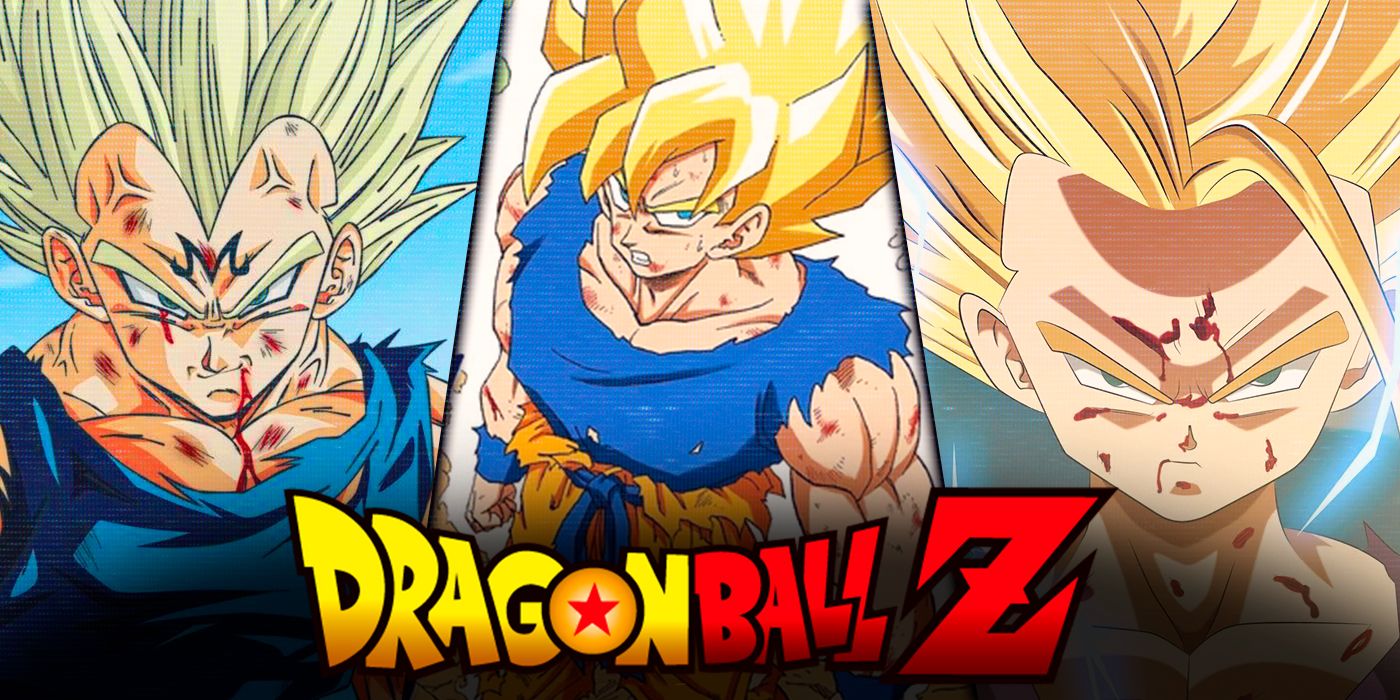 Super Saiyan Goku, Teen Gohan and Majin Vegeta